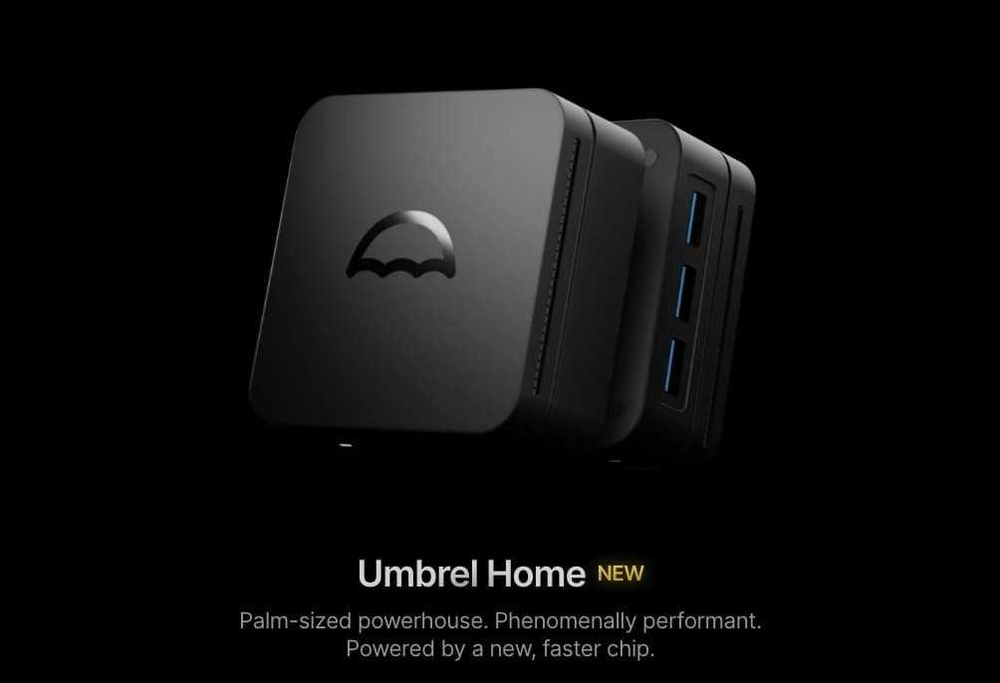 Umbrel Home (2025) - Server Personal / Smart Home (Intel N150, 16GB RAM, 1TB SSD)