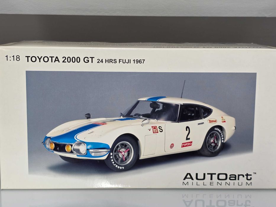 Macheta Auto 1/18 AUTOart Toyota 2000 GT 24 Hrs Fuji 1967