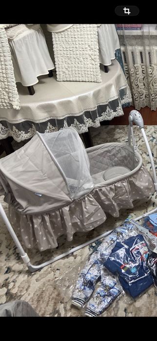 Детская кровать, коляска, манеж