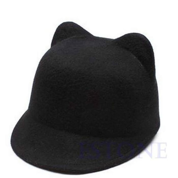 Шляпа котелок  с ушками.