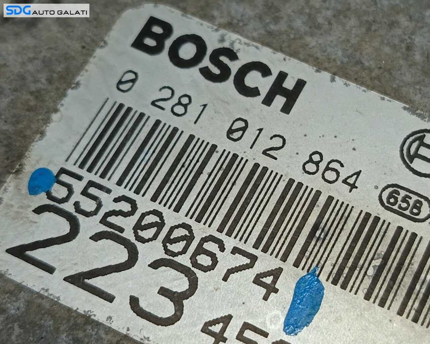 ECU Calculator Motor Fiat Doblo 1.9 JTD 2001 - 2010 Cod 0281012864, 55200674 [LR6540]