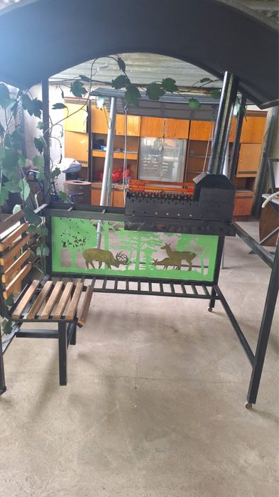 Беседка с мангалом,