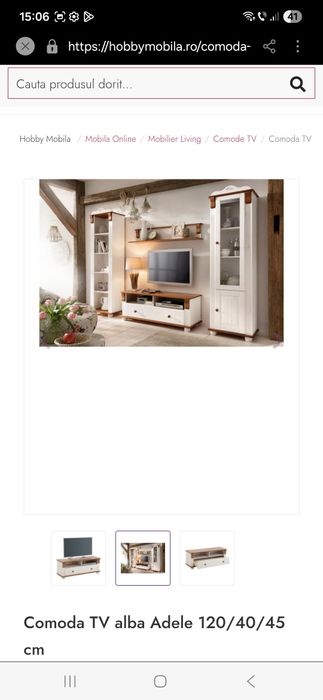 Mobila living sau hol. Lemn masiv pin