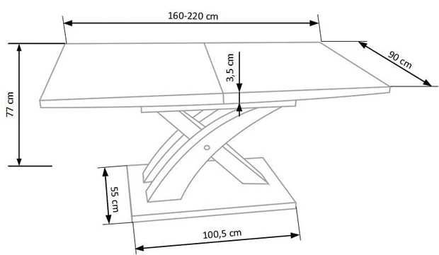 Masa extensibila premium