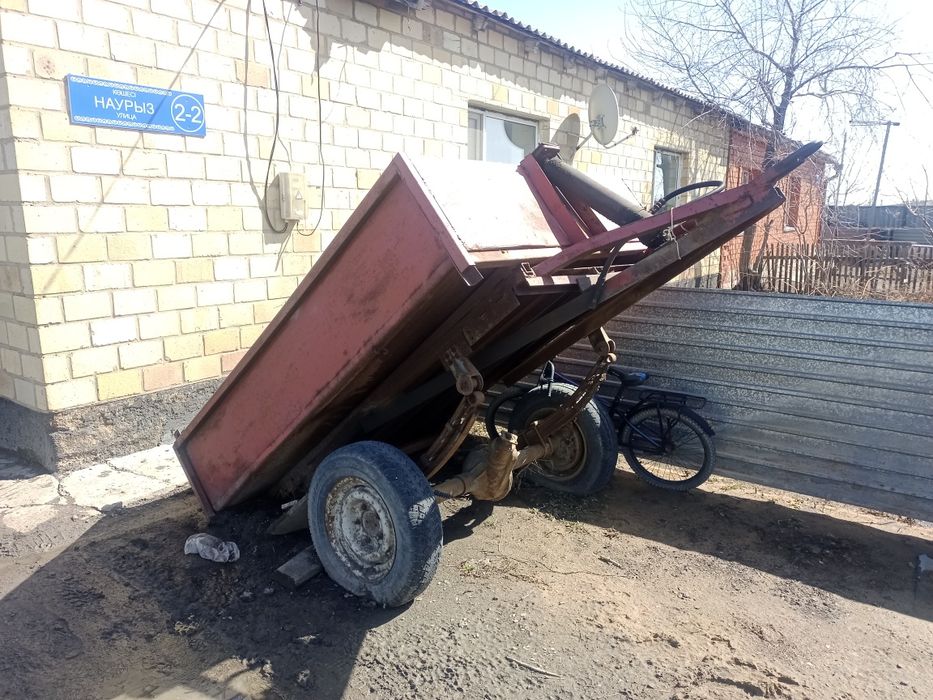 Трактор с мотором от победы