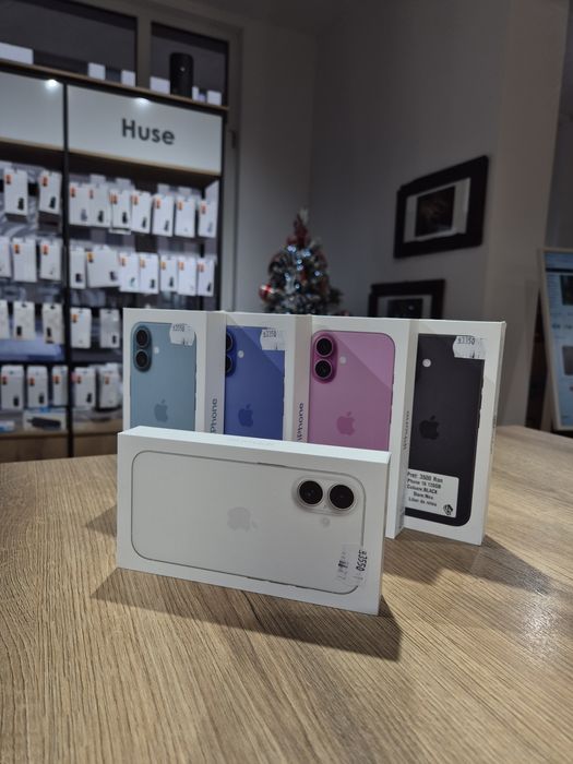 iPhone 16 128gb Black/White/Teal/Pink/Ultramarine Neverlocked/Garantie