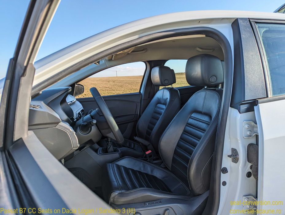 Sistem adaptare scaune de Passat B7 CC pe Logan Sandero 3 III 2020 +