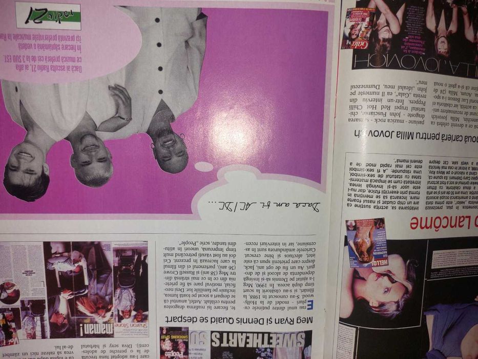 Revista Viva cu trupa Andre Andreea balan  andreea antonescu 2000