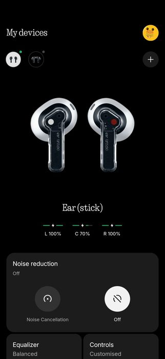 Наушники Nothing ear stick, nothing ear a
