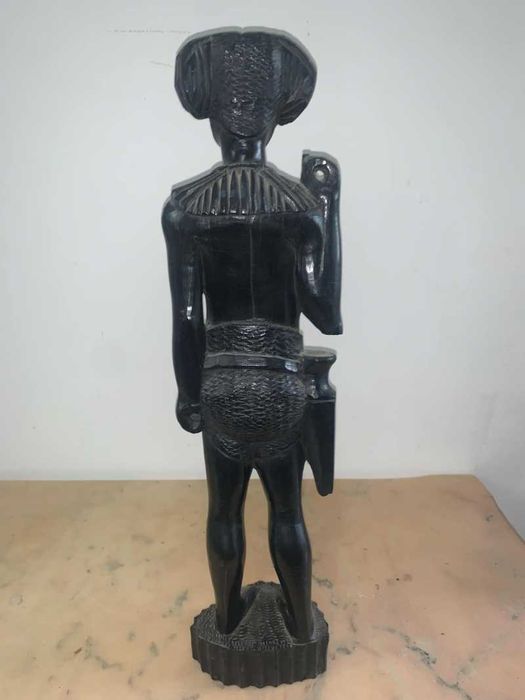 Statuie africana din lemn abanos