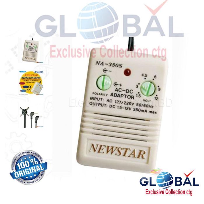 Блок Питания адаптер 1.5-12V-350mA