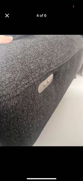 Диван с механични облегалки и електронно издърпване