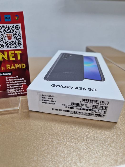 Samsung A36 sigilat 128gb Amanet BKG