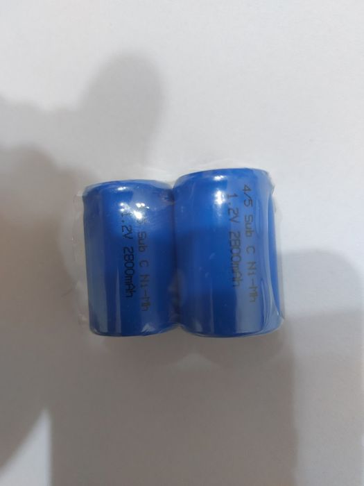 2 acumulatori 1.2V 4/5 Sub C, Ni-MH, 2800mAh