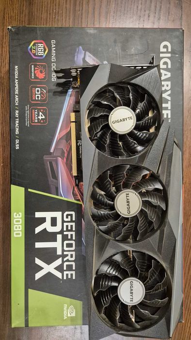 Видеокарти RTX 3080 Gigabyte, Gainward, Zotac, HP, MSI