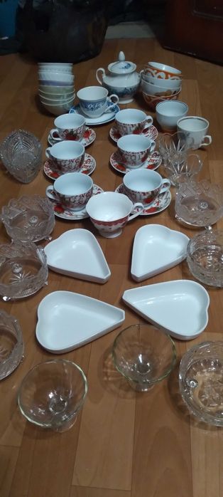 Чвйник фарфоровый набор посуды