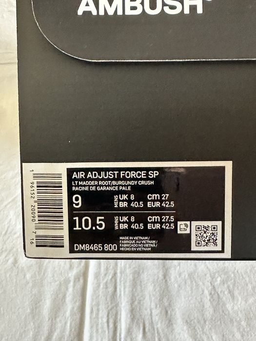 Nike x Ambush Air Adjust Force 42.5