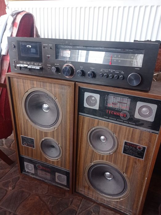 Tecsonic radio casetofon recorder vintage