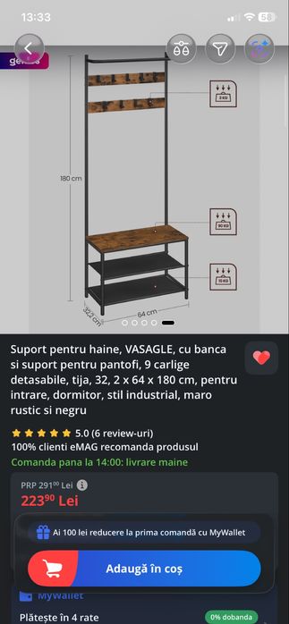 Suport pentru haine