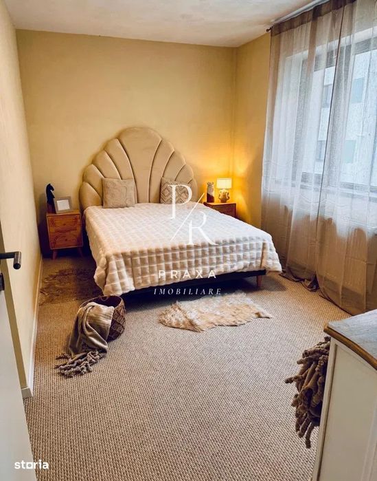 Apartament 3 camere, 70mp, mobilat complet modern, garaj, zona Borhanc
