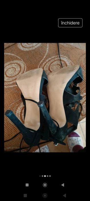 Sandale din piele intoarsa
