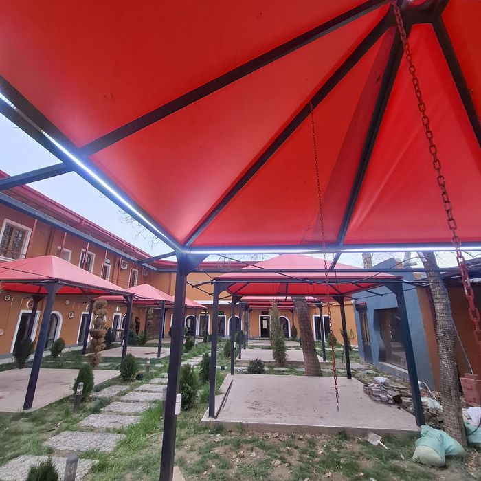 Tent montaj Reklama banner xizmati