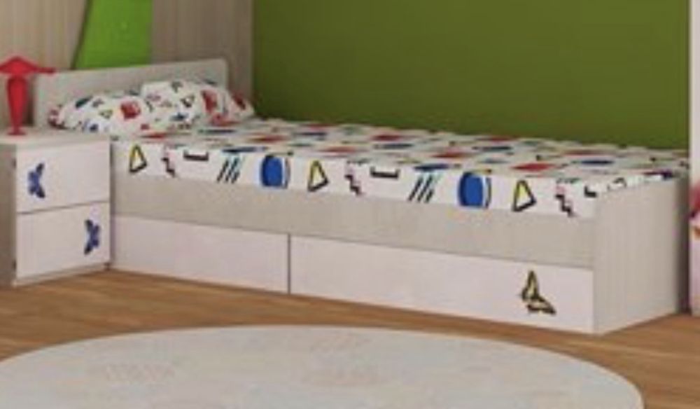 Pat cu saltea de o persoana