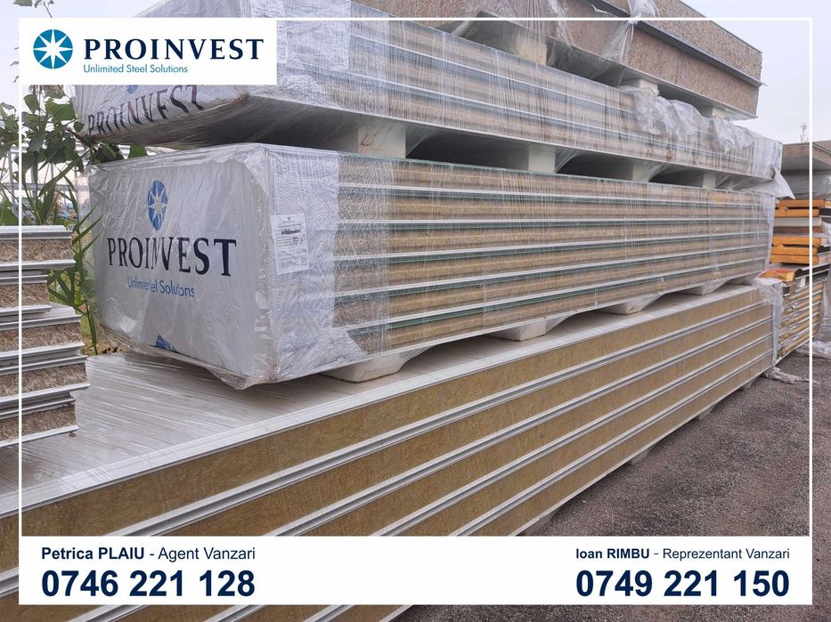 Panouri sandwich – Calitate a II-a, Pașcani! Prețuri de producător !