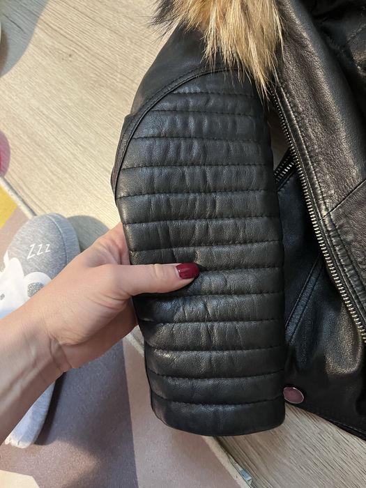 Яке кожа с естествен косъм