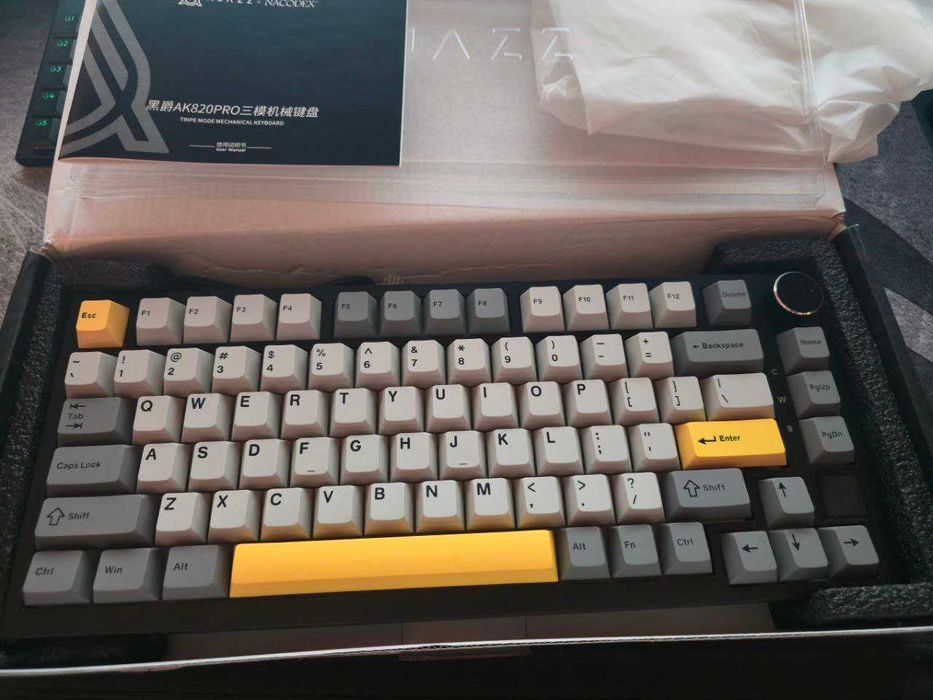 Tastatura Mecanica Ajazz AK820 PRO Ecran LCD Wireless Gasket Mount