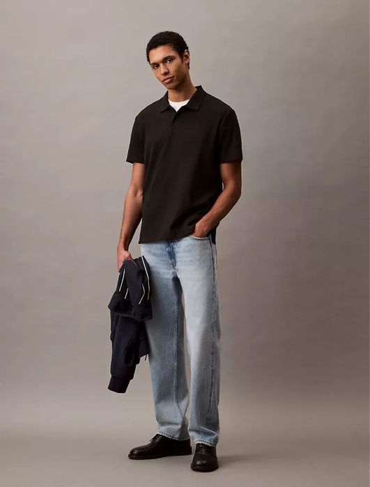 Футболка поло Calvin Klein fine rib shirt.р-L.