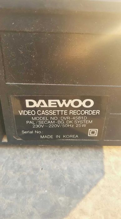 Видеомагнитофон daewoo дешево