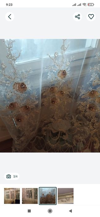 Парда яхши холатда+5метр труба карниз текинга берилади