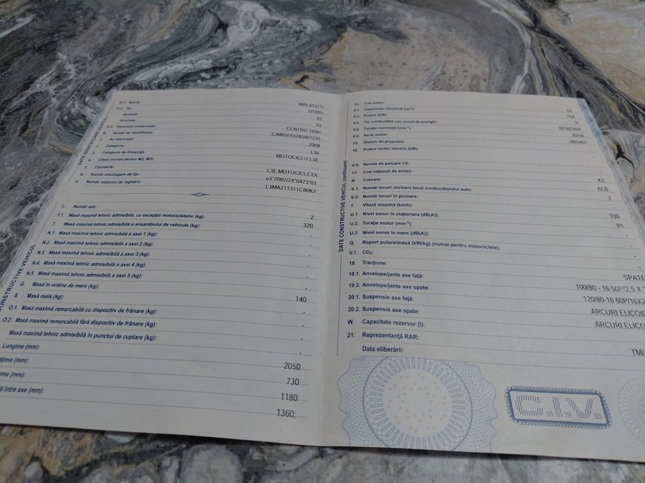 Scuter malaguti de 150 cm³