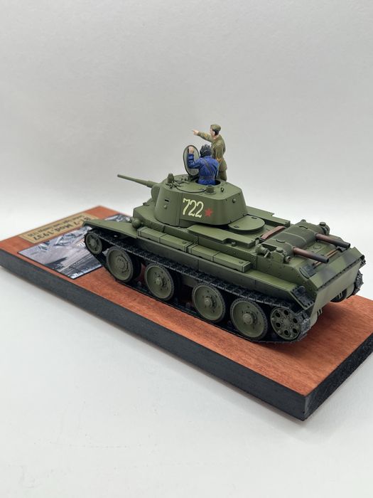 Модель танка БТ-7 с экипажем