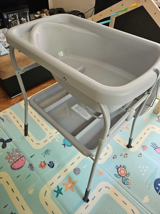 Корито с подложка за повиване Chicco Dots, 0+ месеца, Бял