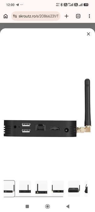 Smart Iptv box player 4g/64g Configurat