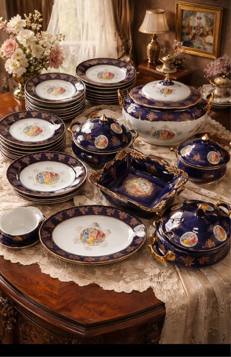 Ковер шерстяной натуральный, посуда