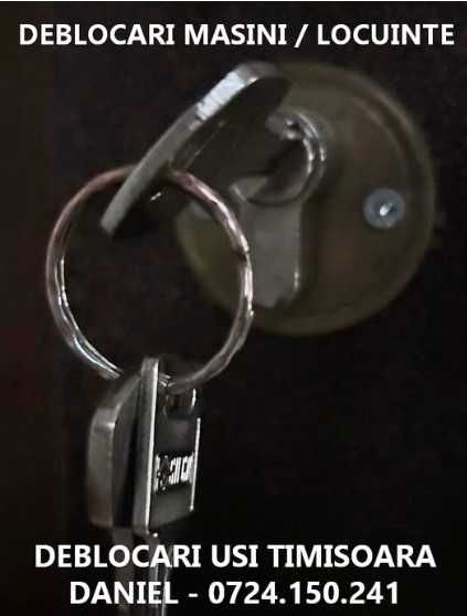 Deblocari Usi Masini Auto Lacatus Timisoara rapid fara distrugere