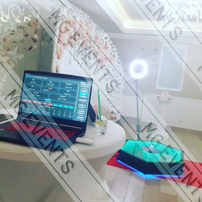 Laser/Platforma Selfie 360/Tort shot-uri/Fum greu/Artificii exterior