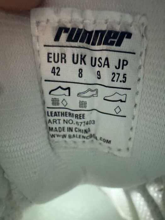 Balenciaga Runner White Grafitti