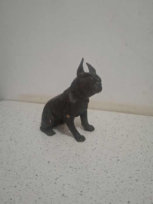 Statueta buldog bronz