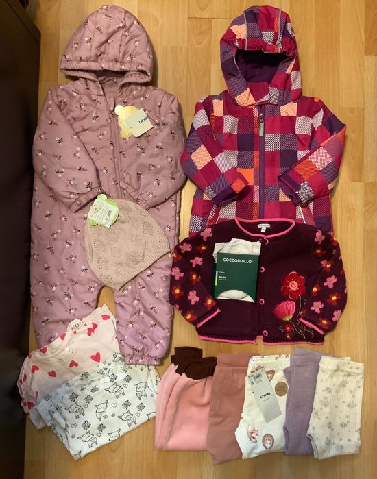 Hainute bebe fetita, marimi intre 68 si 98