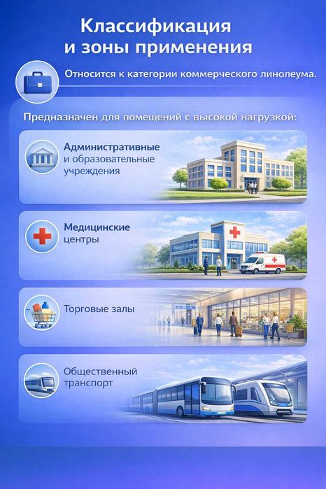 Гомогенный линолеум ПВХ-покрытие