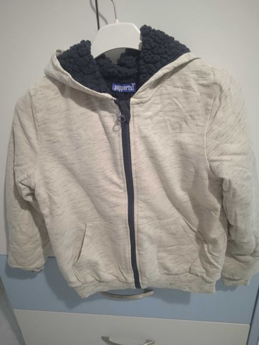 Изключително топло якенце- суитчър за момче-7-8-9 години с подарък