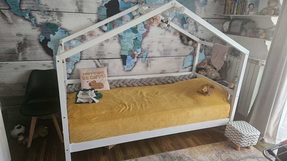 Vând pat baldachin gen Montessori