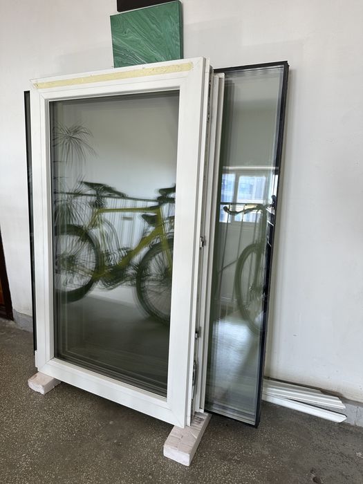 Geamuri / ferestre termopan tripan GEALAN, 424x132 cm