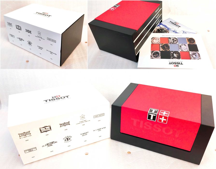 TISSOT PRS 516 Мъжки часовник хронограф дата чисто нов пълен комплект