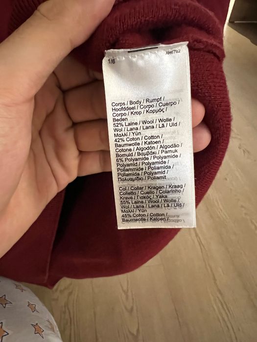 Свитер Lacoste шерстяной, размер L
