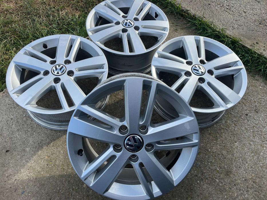 Jante Aluminiu pe 16 VW PASSAT GOLF Jetta Touran Caddy 5x112